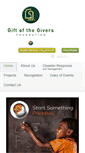 Mobile Screenshot of giftofthegivers.co.za